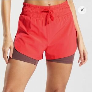 Gymshark Running 2 in 1 Shorts Size Small